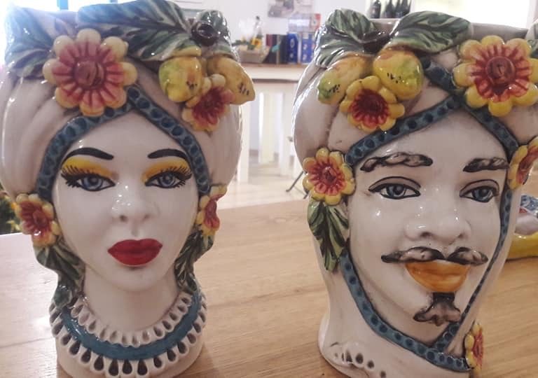 testa di moro ceramica di caltagirone